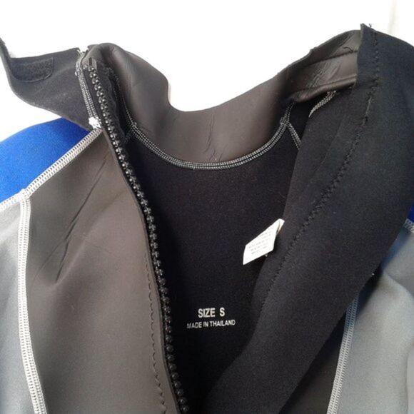 Stearns Youth Shorty Neoprene Wetsuit Size Small Blue Black Gray Great Condition - Picture 6 of 12